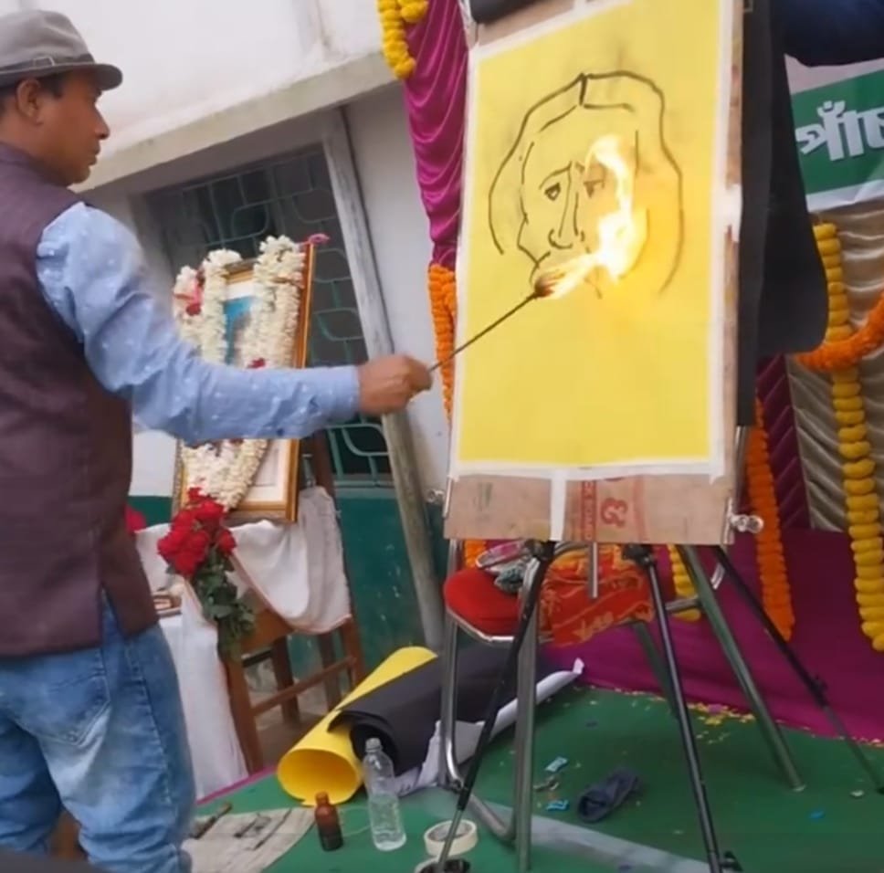 Wall painting design Mr. Alok Deyati in Saltighat Gujarpur 4